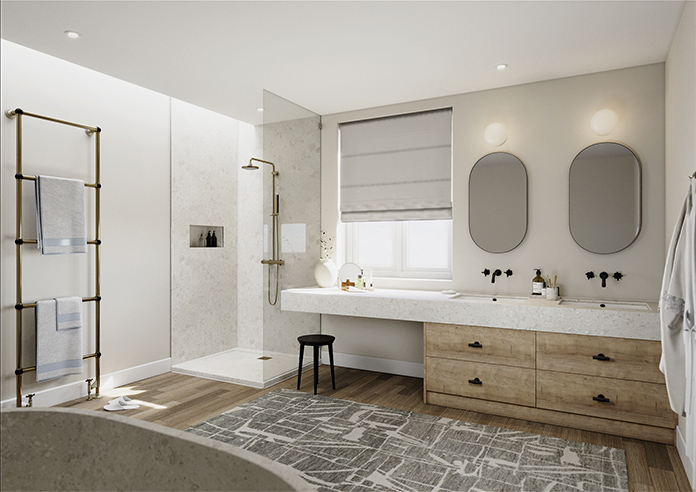 Cortona, Moonstone - Roman Blind - Image 6